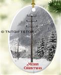 Personalized Utility Company Cooperative Christmas Tree Ornament
